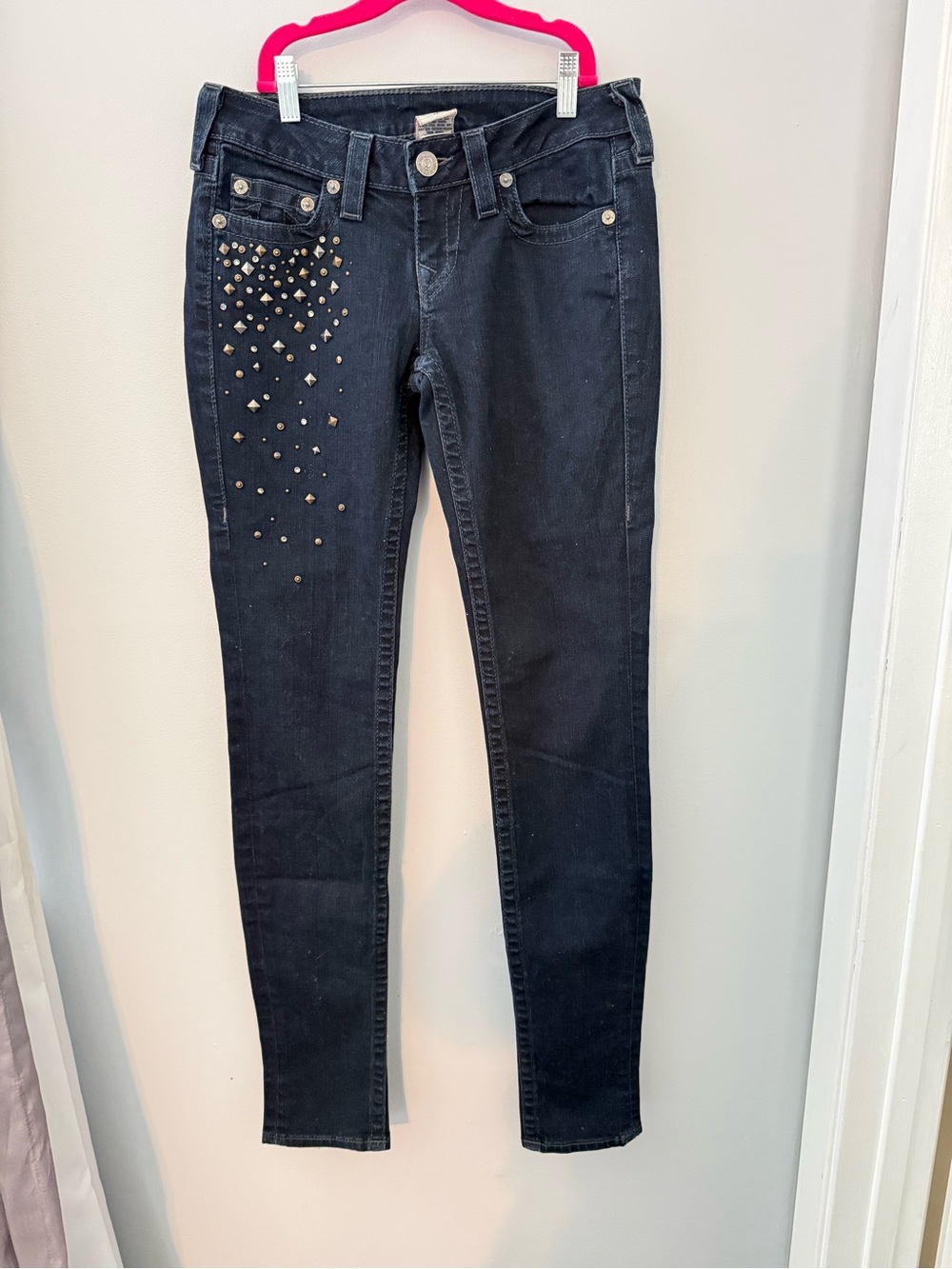 True Religion Stella skinny studded jeans size 28